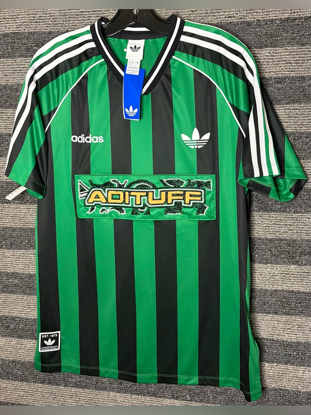 NWT Adidas Originals Beads Soccer Jersey Men’s Medium #3